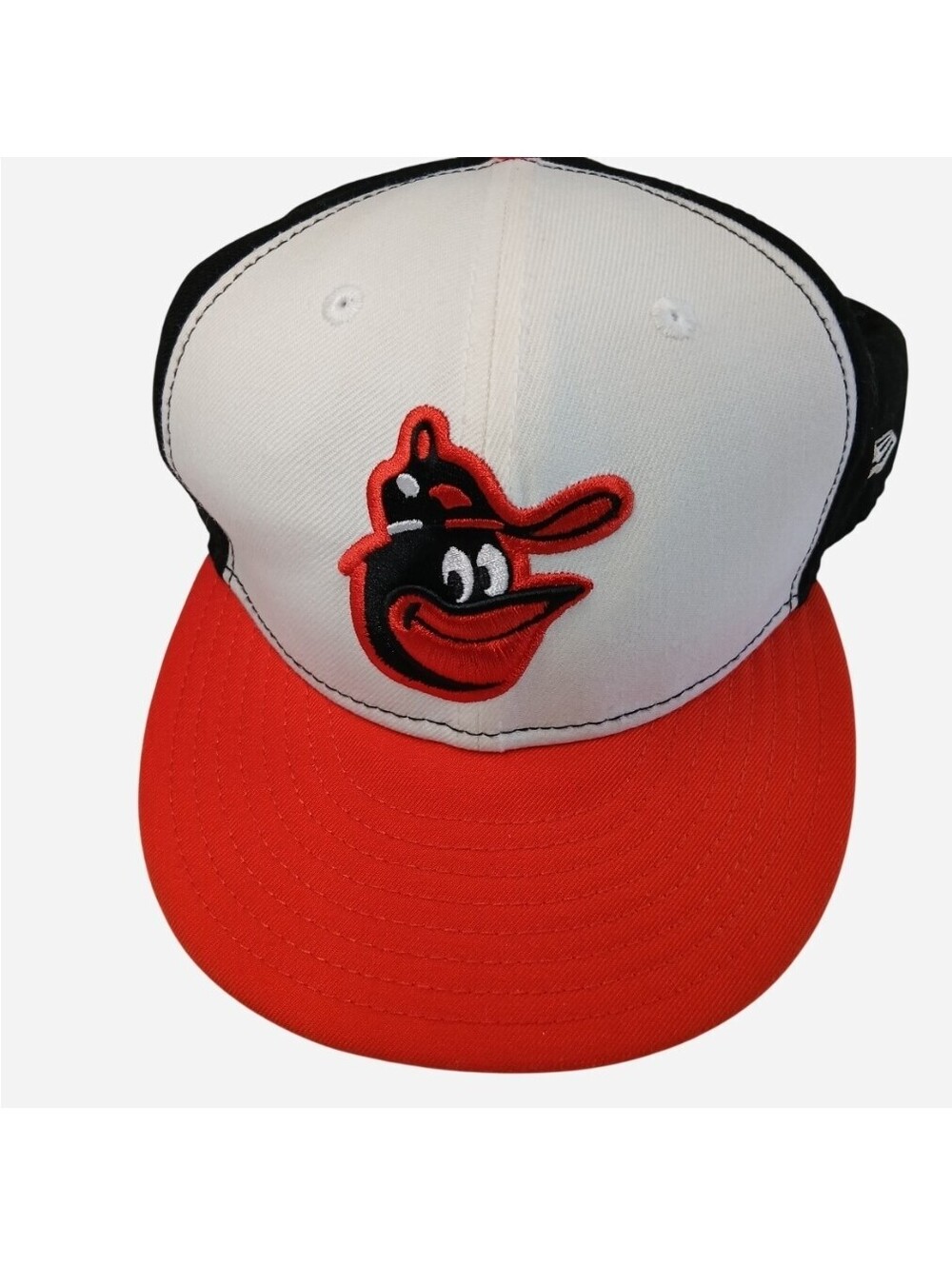 New Era 59FIFTY Baltimore Orioles Cooperstown Hat 7 3/8 Black White Red Fitted